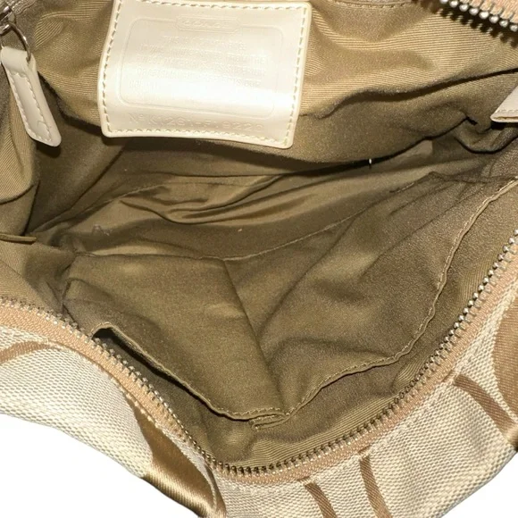 COACH Signature Stripe Women Cross Body Shoulder Bag-F19220 - Picture 3 of 4